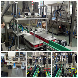 Multifunction 4 Wheel Screw Capping Machine For Plastic Bottles