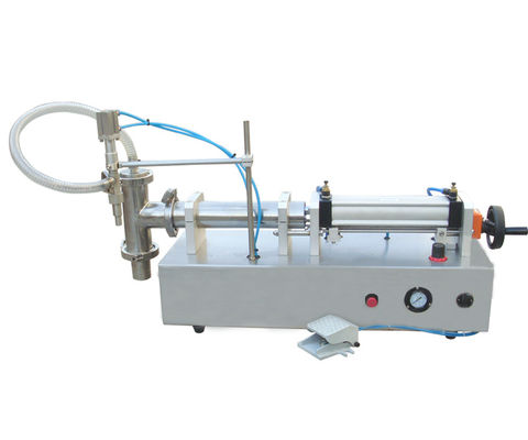 316L Double Head Pneumatic Semi Automatic Paste Filling Machine