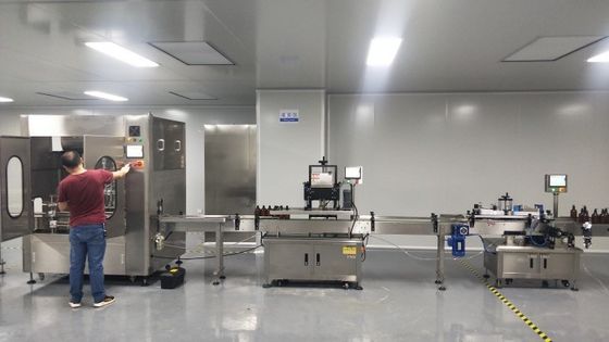 1000PCS/H Sanitizer Bottle Filling Line Frequency Conversion Motor