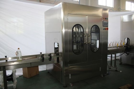 Food Volumetric Liquid Filling Machine Automatic Oil Bottling Capping Labeling Line