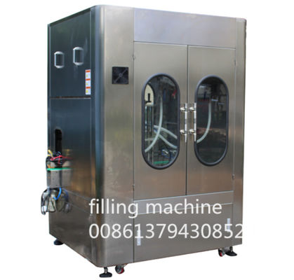 0.8MPa 1000ml 4 Head Self Flow Bottle Filling Line