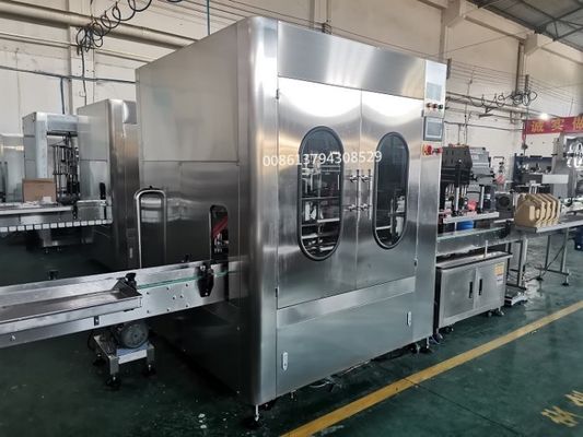 Viscosity Liquid Lube Oil Bottle Filling Line Touch Screen