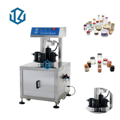 100w 200 Bottles/Hour Semi Auto Screw Linear Capping Machines