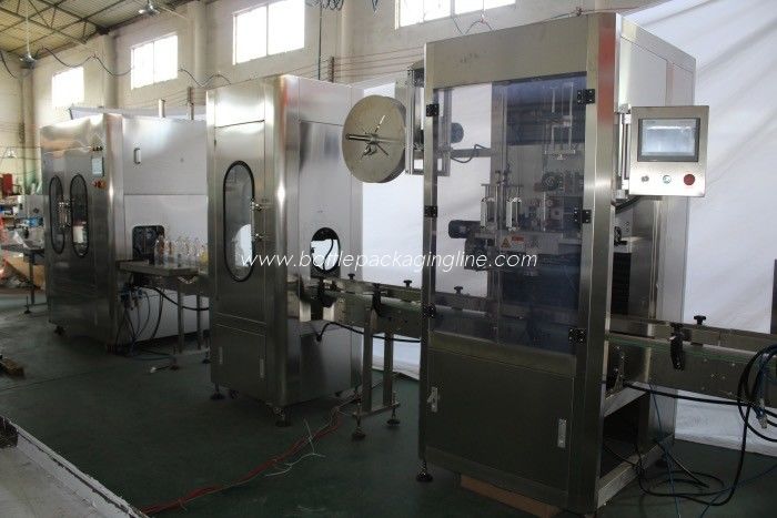 Food Volumetric Liquid Filling Machine Automatic Oil Bottling Capping Labeling Line